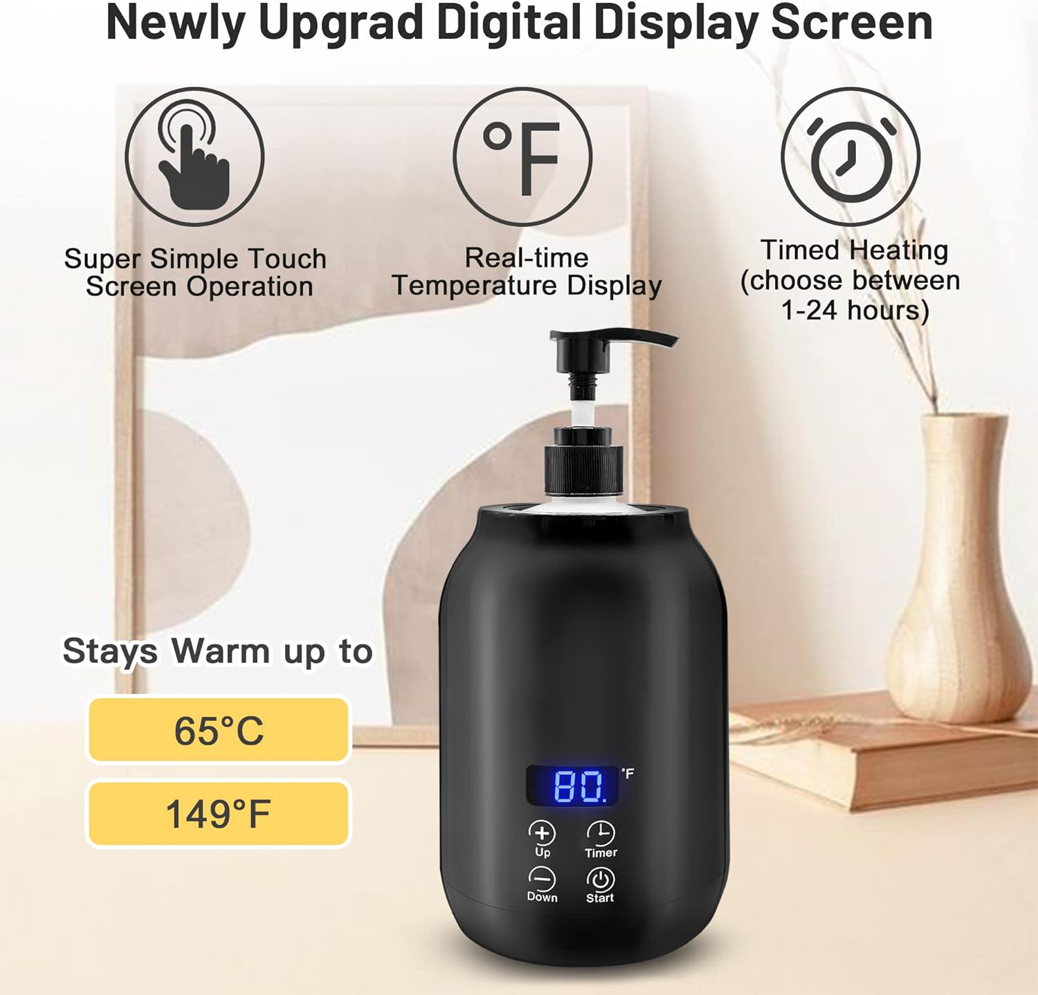 Bärbar Lotionvärmare för Massage och Hudvård 4