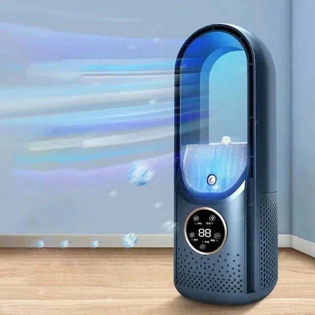 Bärbar Luftkonditionering Bladfri Tyst Design Kompakt 9