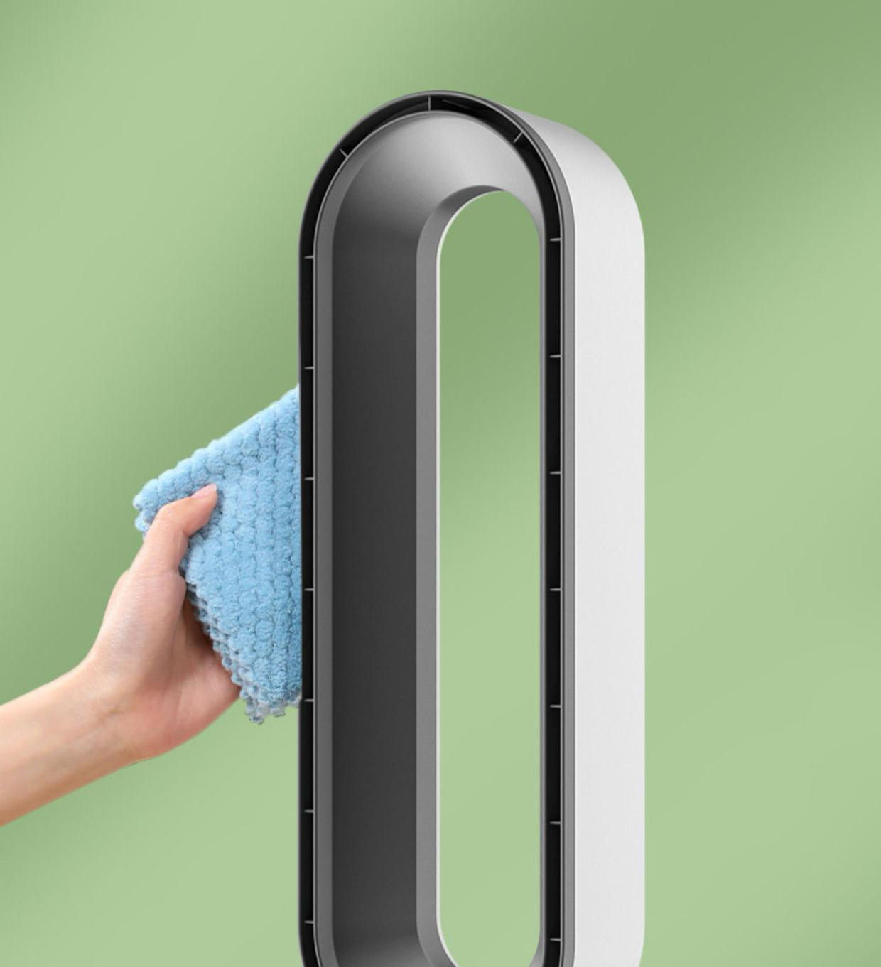 Bärbar Luftkylare med Luftrenare och Oscillerande Fläkt 6