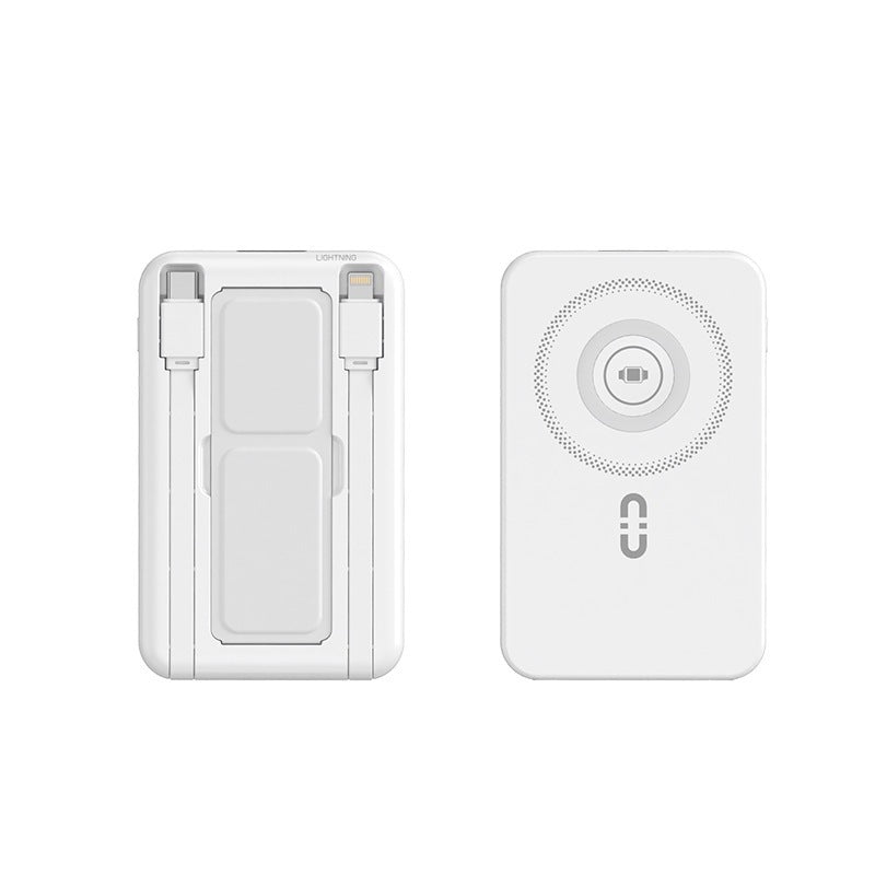 Bärbar Magsafe Powerbank med Qi-Laddning och Magnetisk Anslutning 2