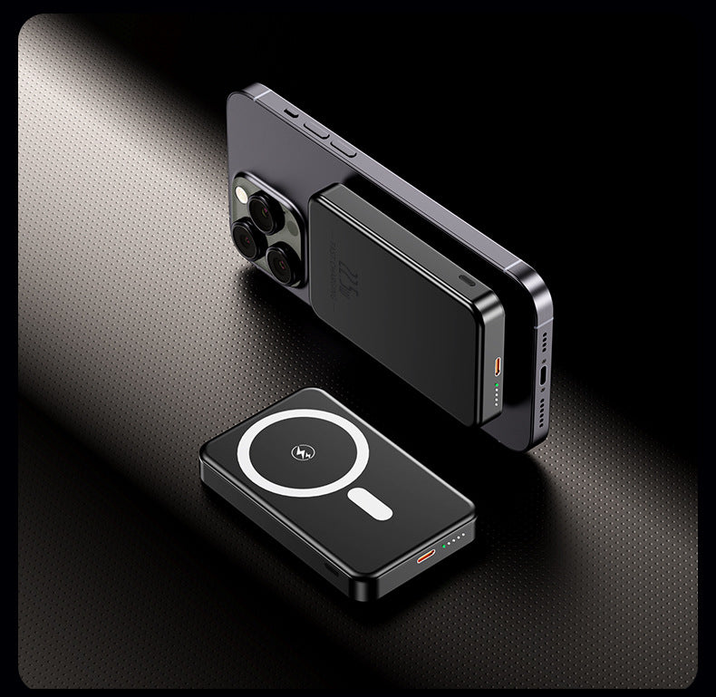 Bärbar Powerbank 20000mAh med Induktionsladdning och LED-Display 3