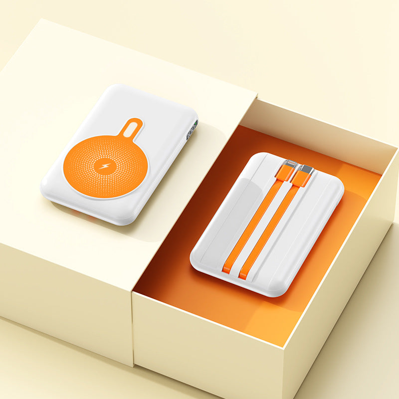 Bärbar Powerbank 20000mAh med Snabbladdning och Trådlös Funktion 0