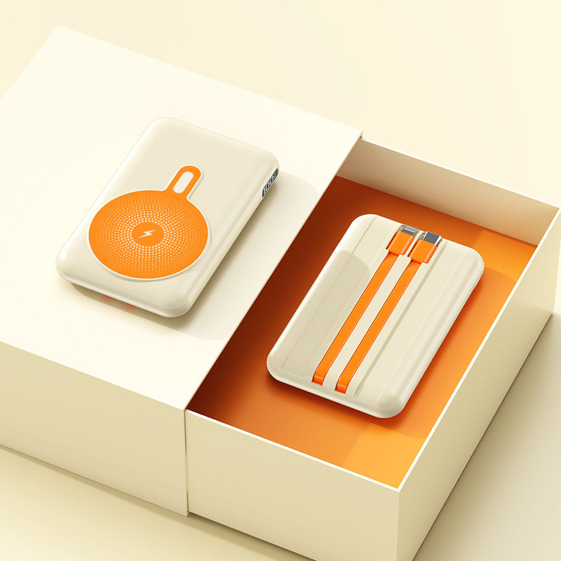 Bärbar Powerbank 20000mAh med Snabbladdning och Trådlös Funktion 2
