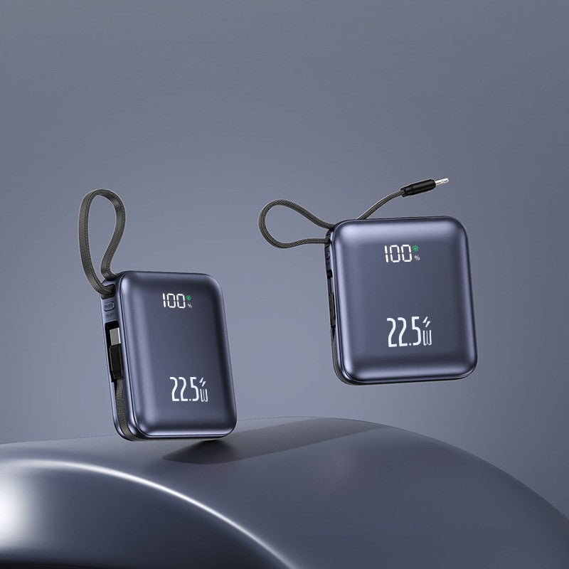 Bärbar Powerbank Snabbladdande 22,5W Kapacitetsrik 0