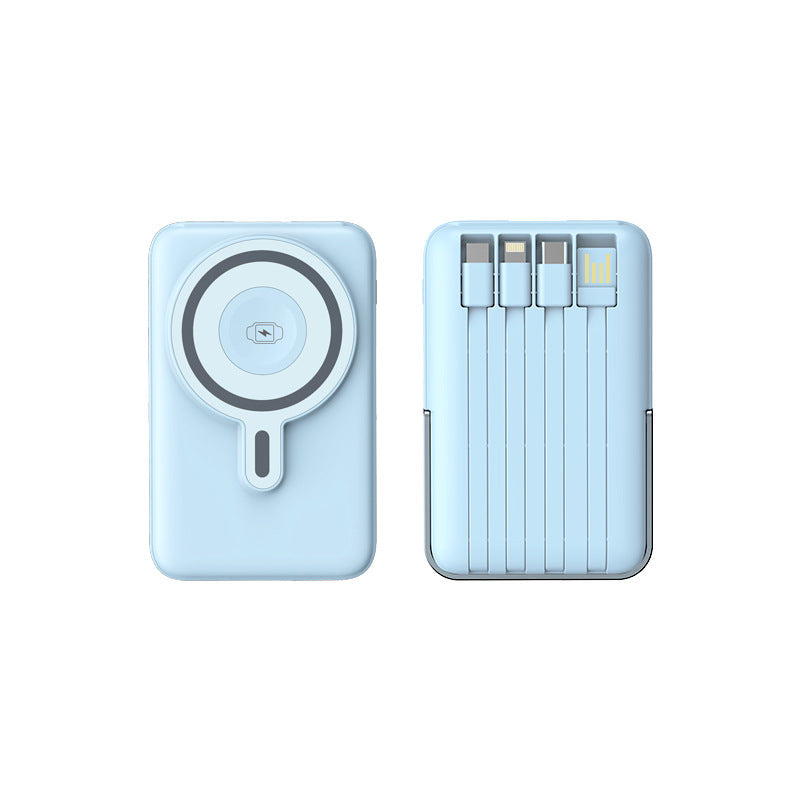 Bärbar Powerbank med MagSafe och USB-portar för Snabbladdning 4