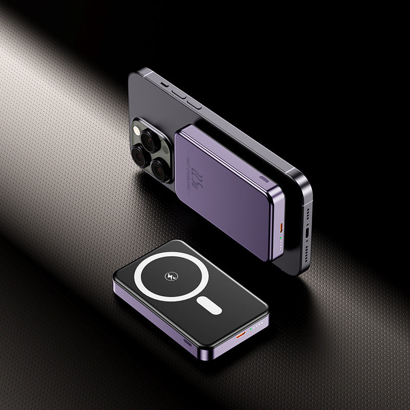 Bärbar Powerbank med Magnetisk Funktion för Smartphones 5