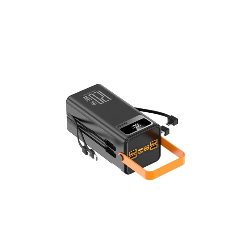 Bärbar Powerbank med USB-portar och LCD-skärm 1