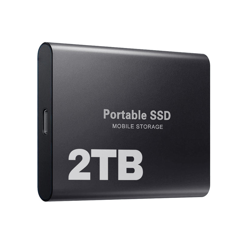 Bärbar SSD Enhet Kompakt Snabb Lagring USB-C 1050MB/s 7