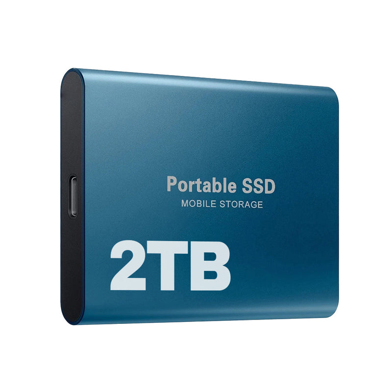 Bärbar SSD Enhet Kompakt Snabb Lagring USB-C 1050MB/s 8