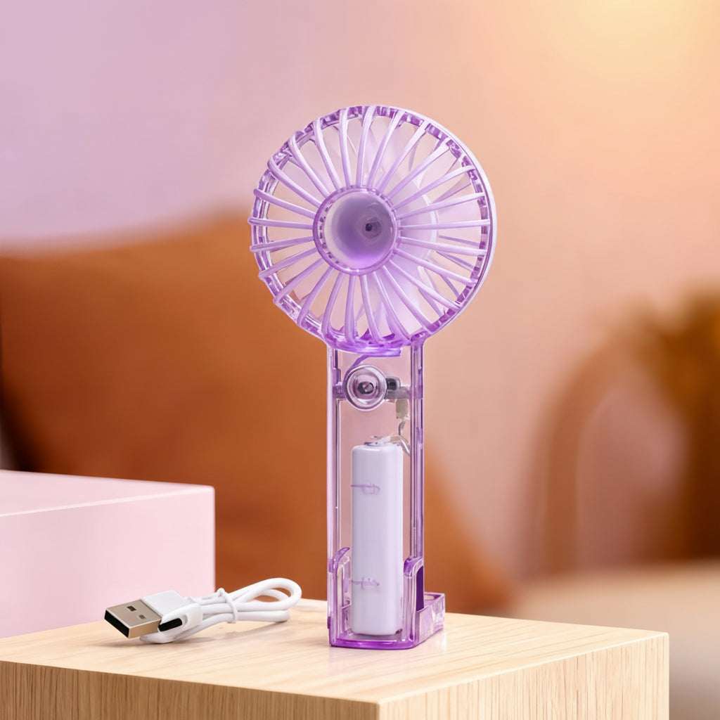 Bärbar USB-fläkt Modern Design för Inomhus och Utomhus 7