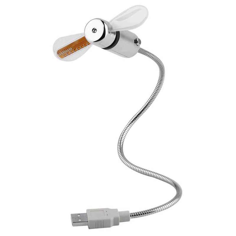 Bärbar USB-fläkt med Programmerbar LED-display 7
