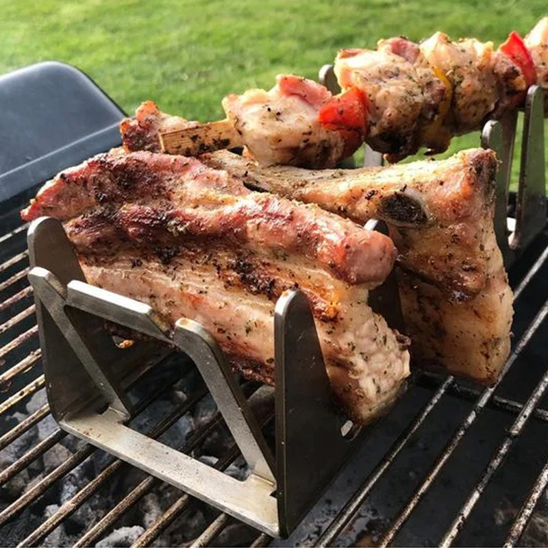 Bärbar Utomhusgrill Monterad 5