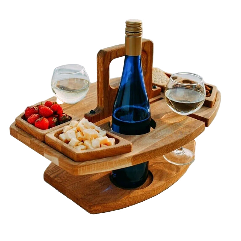 Bärbart Picknickbord För Utomhusbruk Fällbart Design 0