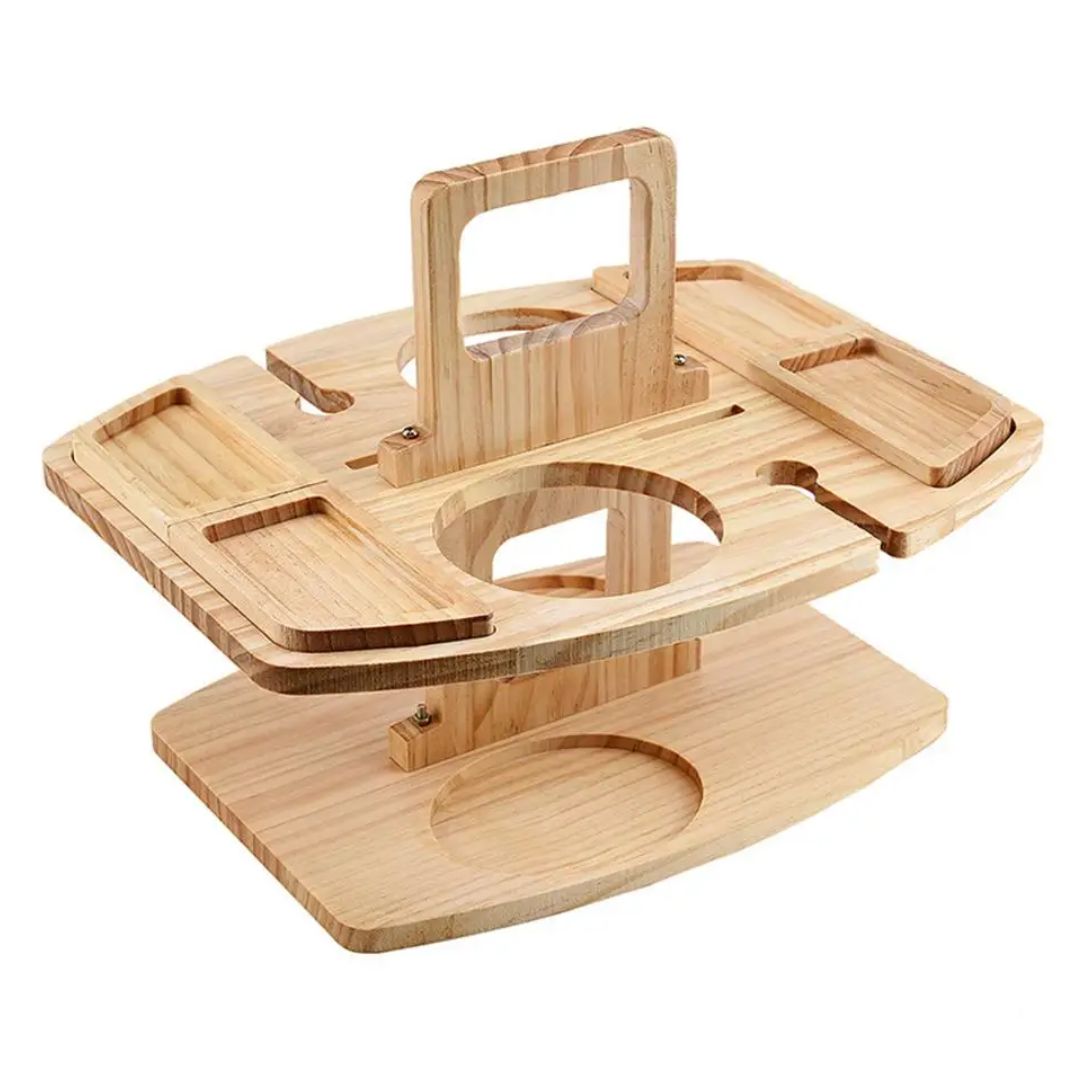 Bärbart Utomhusvinbord i Trä 0