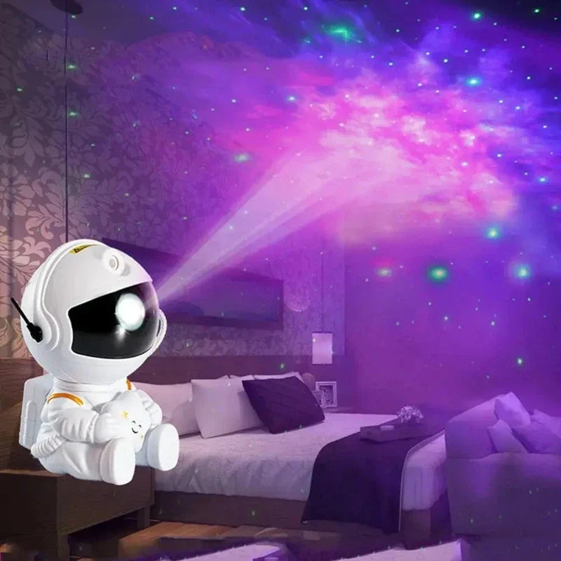 Barn Astronaut LED-projektorlampa Stjärnprojektion 7