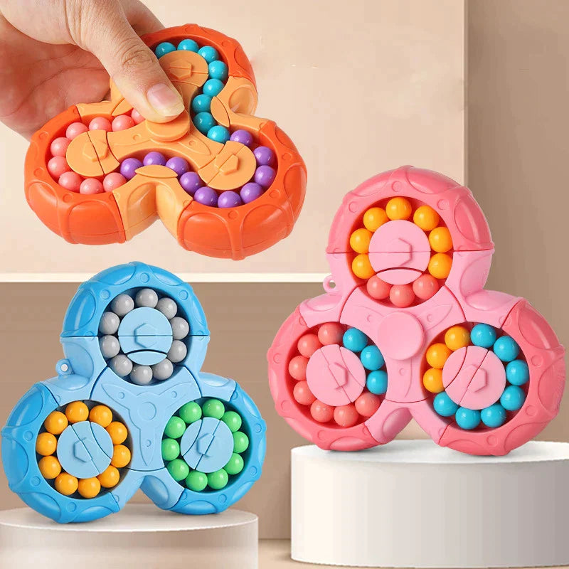 Barnens Fidget Spinner och Rubiks Kub Kombinerad Lek 1