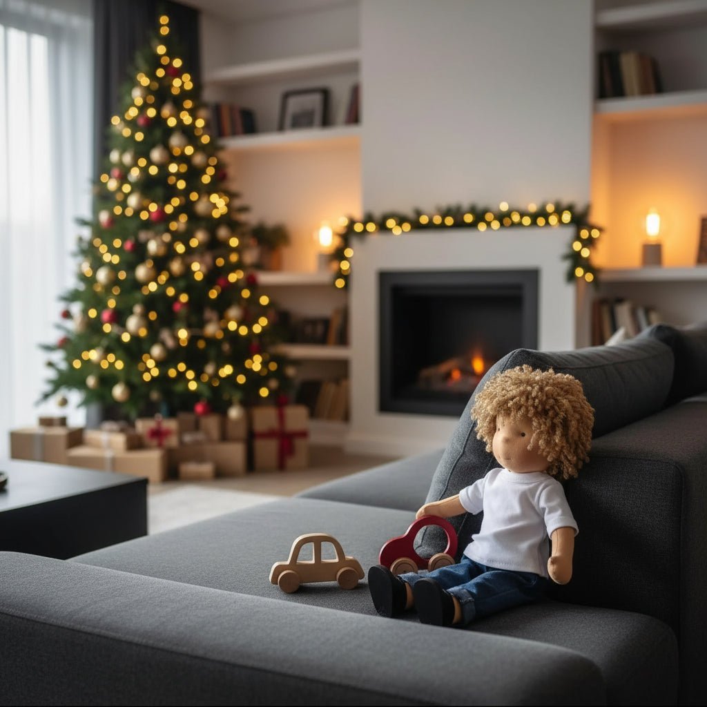 Barnens Handgjorda Waldorfdocka Mjuk och Mysig 2