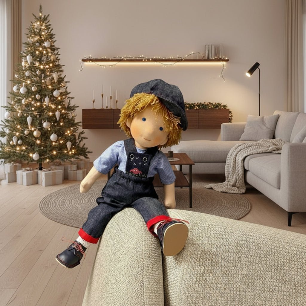 Barnens Handgjorda Waldorfdocka Mjuk och Mysig 4