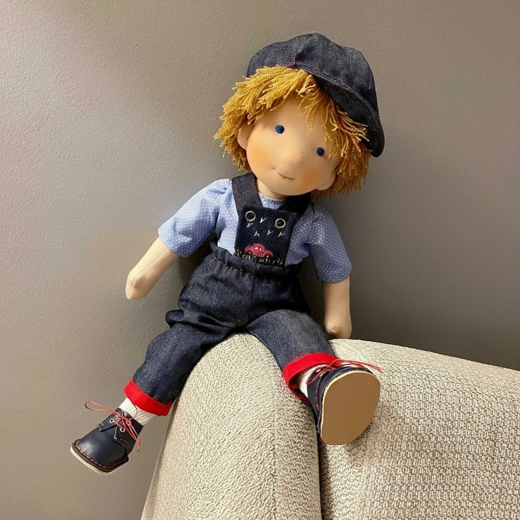 Barnens Handgjorda Waldorfdocka Mjuk och Mysig 9