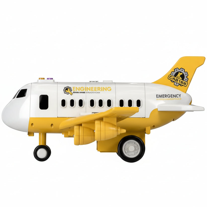 Barnens Interaktiva Flygplansleksak med Blinkande Ljus 1