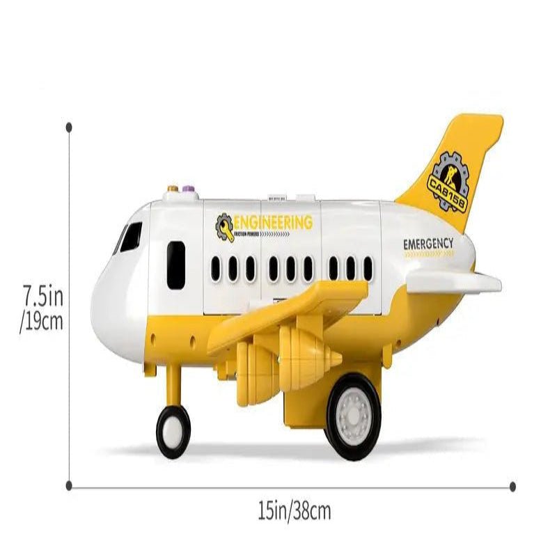 Barnens Interaktiva Flygplansleksak med Blinkande Ljus 5