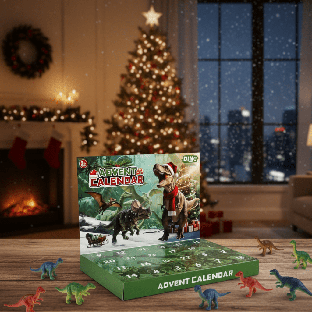 Barnens Julkalender med Dinosaurier och Upptäckter 6