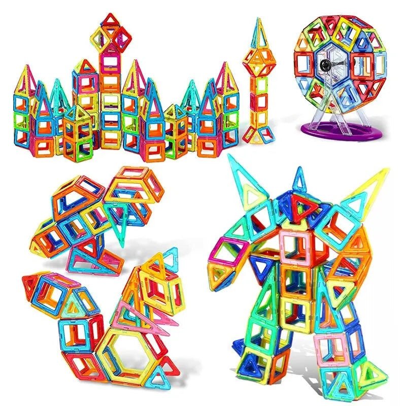 Barnens Magnetiska Byggklossar Set 8