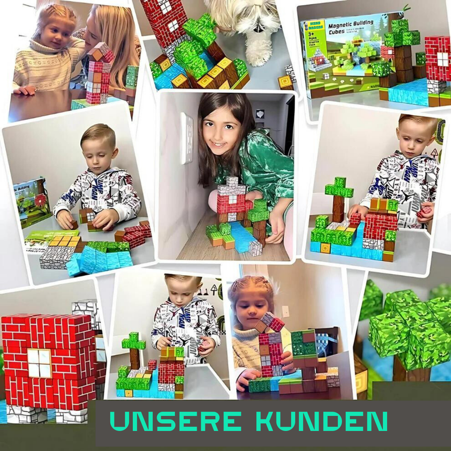 Barnens Magnetiska Byggklossar Set för Kreativ Lek och Lärande 7