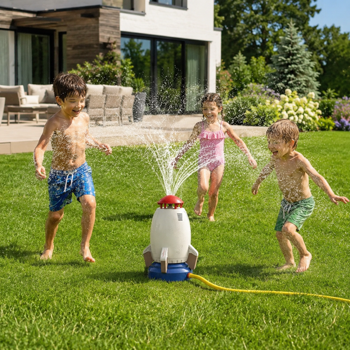 Barnens Vattenlek 360° Roterande Spraysystem 1