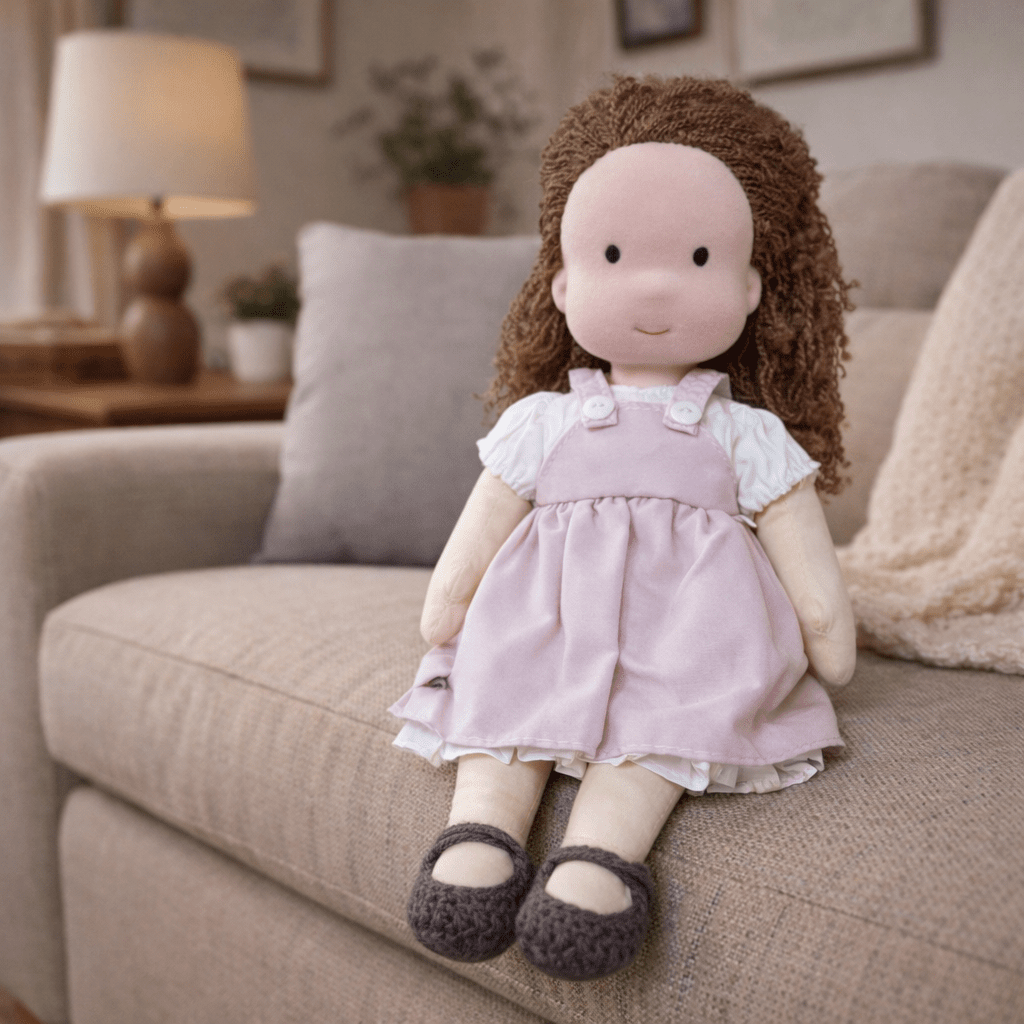 Barnens Waldorfdocka Handgjord För Kreativ Lek 11