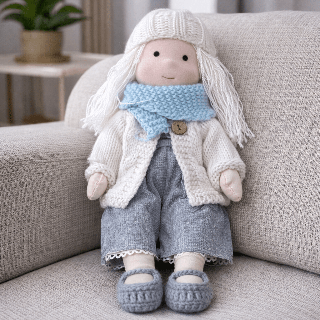 Barnens Waldorfdocka Handgjord För Kreativ Lek 2