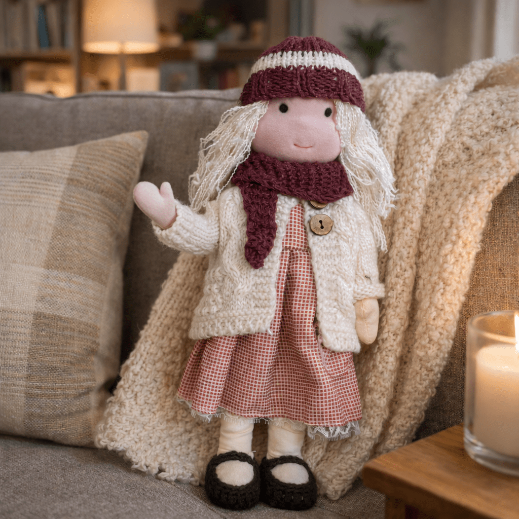 Barnens Waldorfdocka Handgjord För Kreativ Lek 25