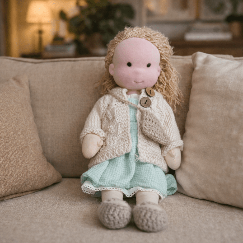 Barnens Waldorfdocka Handgjord För Kreativ Lek 28