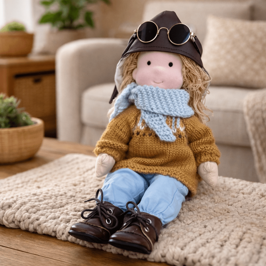 Barnens Waldorfdocka Handgjord För Kreativ Lek 35