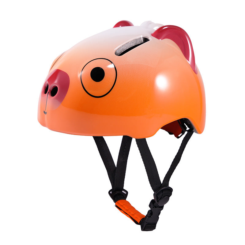 Barnhjälm Tecknat Tema Skyddande Design för Cykling och Lek 1