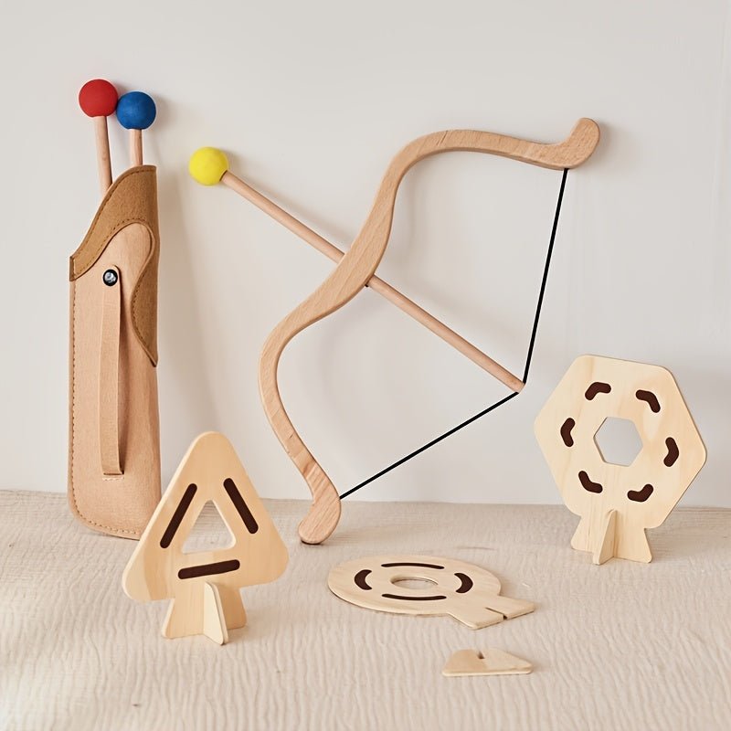 Barnleksak Båge och Pil Set för Kreativ Lek, Leksaker till 3-åring, Utvecklar Motorik och Fantasi 5