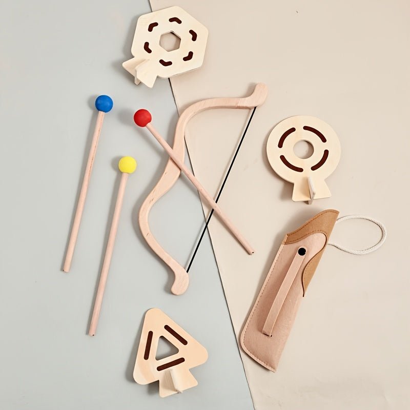 Barnleksak Båge och Pil Set för Kreativ Lek, Leksaker till 3-åring, Utvecklar Motorik och Fantasi 6