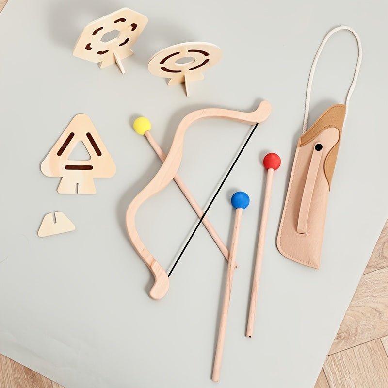 Barnleksak Båge och Pil Set för Kreativ Lek, Leksaker till 3-åring, Utvecklar Motorik och Fantasi 7