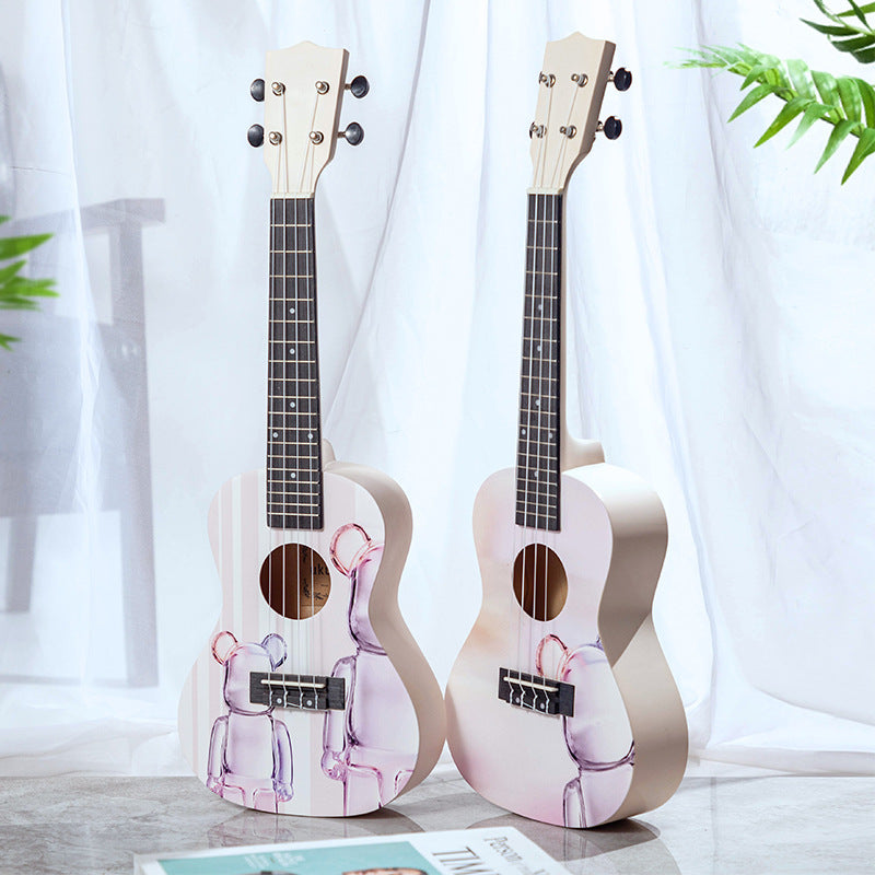 Barns Akustiska Ukulele med Lättspelad Design 1