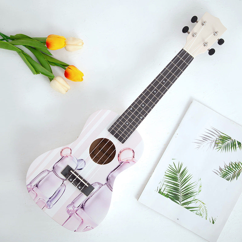 Barns Akustiska Ukulele med Lättspelad Design 2