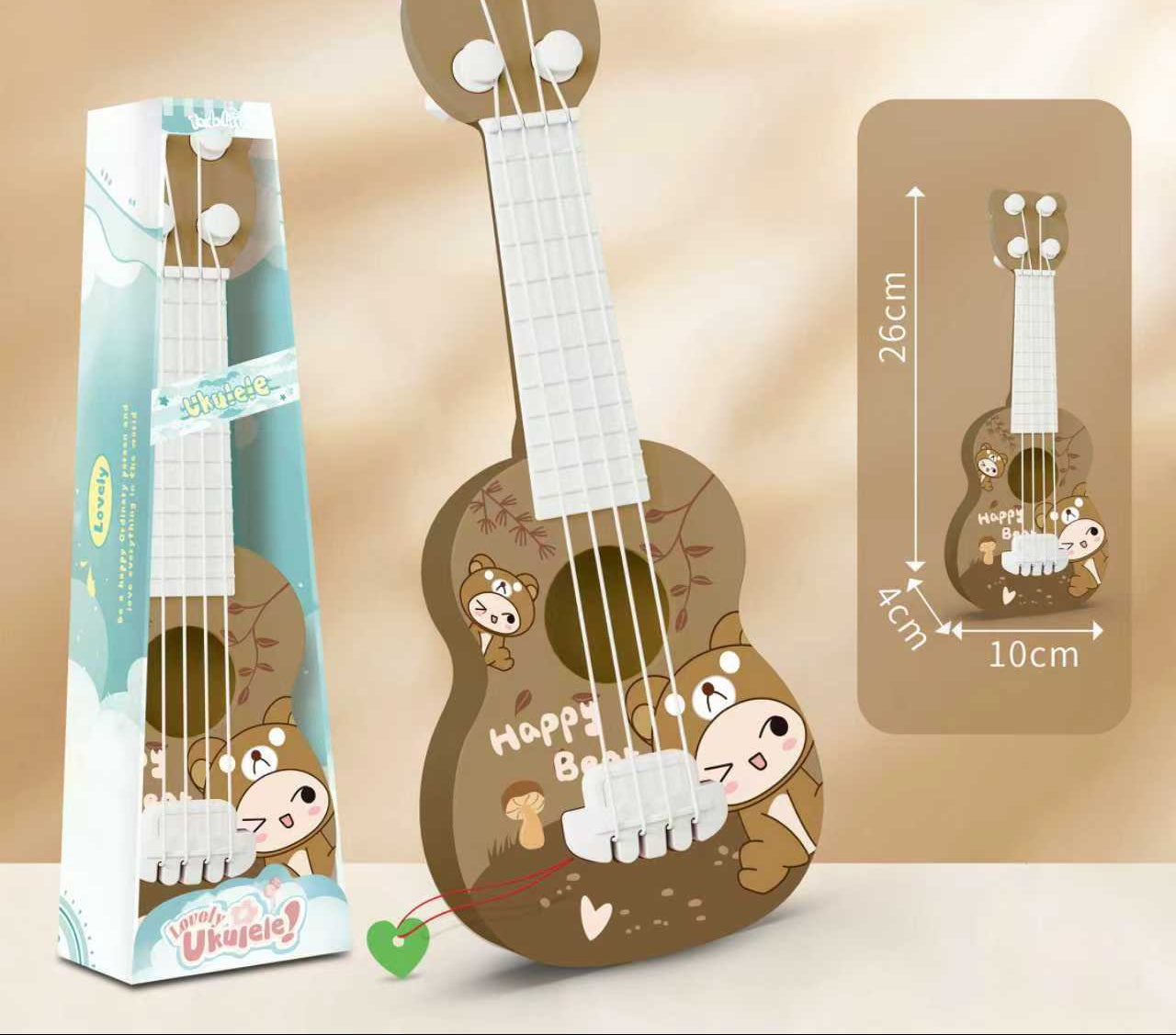 Barns Akustiska Ukulele med Lekfull Design 5