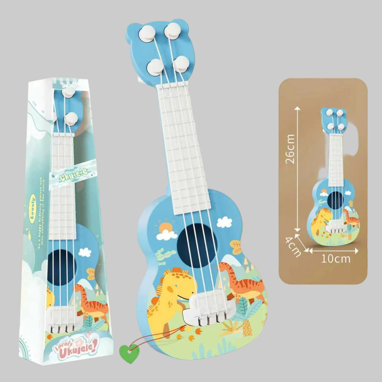 Barns Akustiska Ukulele med Lekfull Design 7