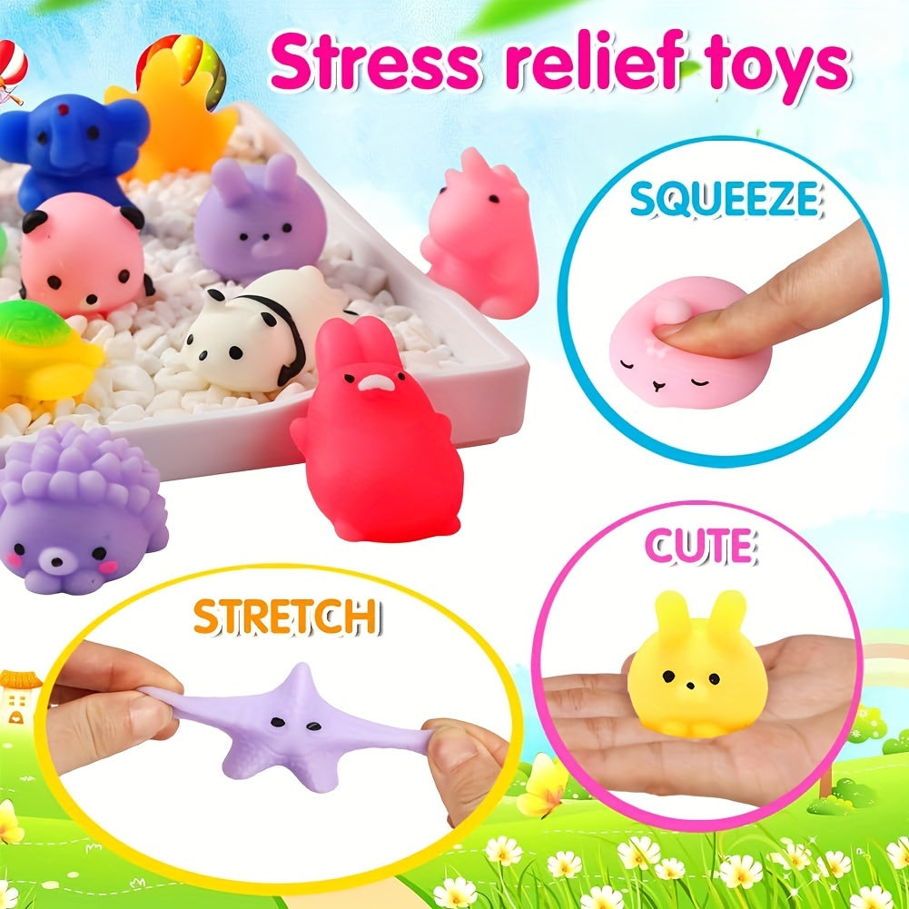Barns Djurleksaker Set Squishy 36 Stycken 1