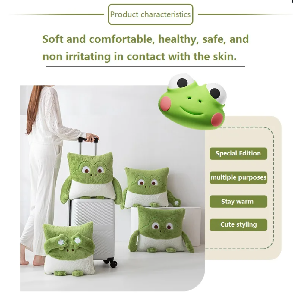 Barns Mini Monster Kudde och Filt Set 5