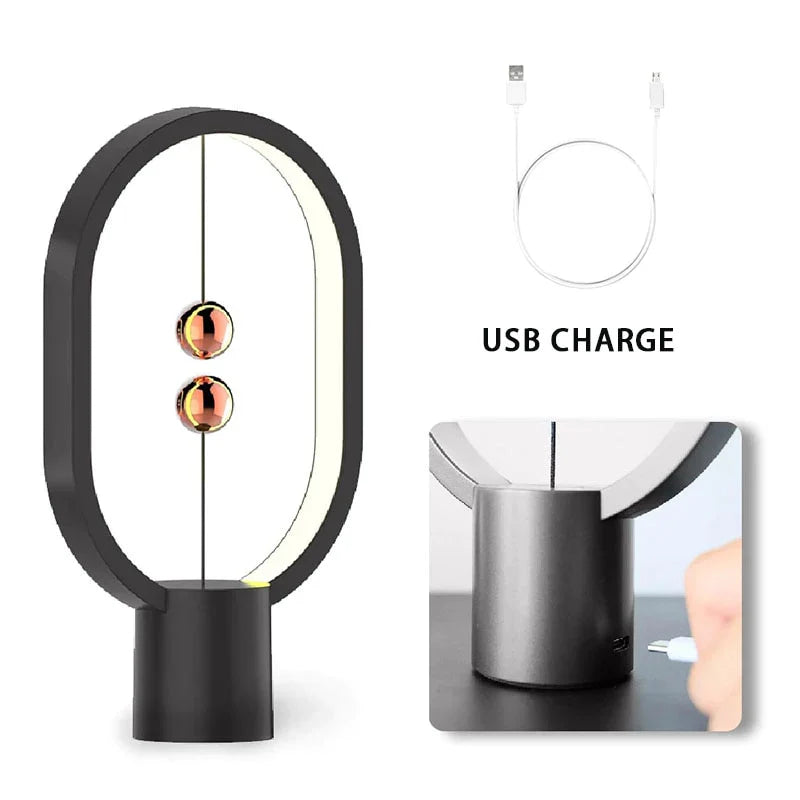 Barns Mini Nattlampa Med Magnetisk Kontroll Modern Design USB-Uppladdningsbar 7