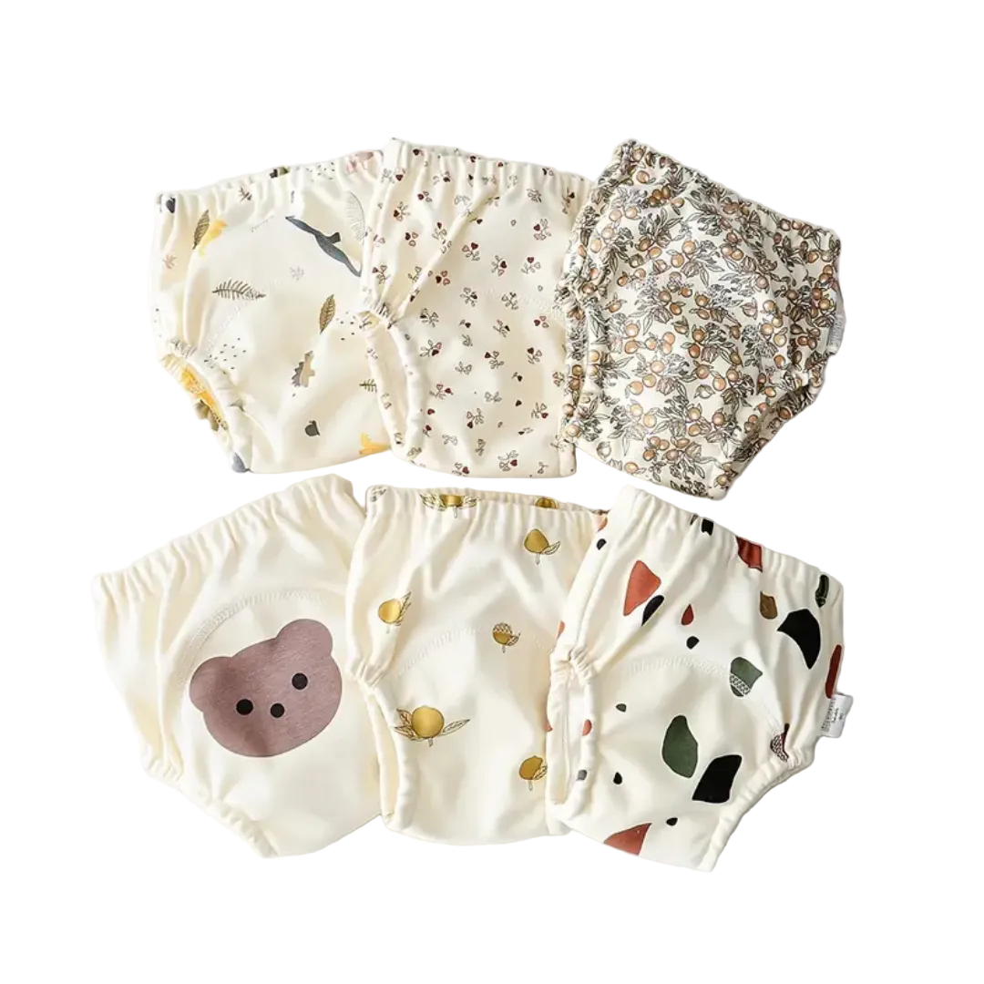 Barns Potträningsbyxor i Mönster 0