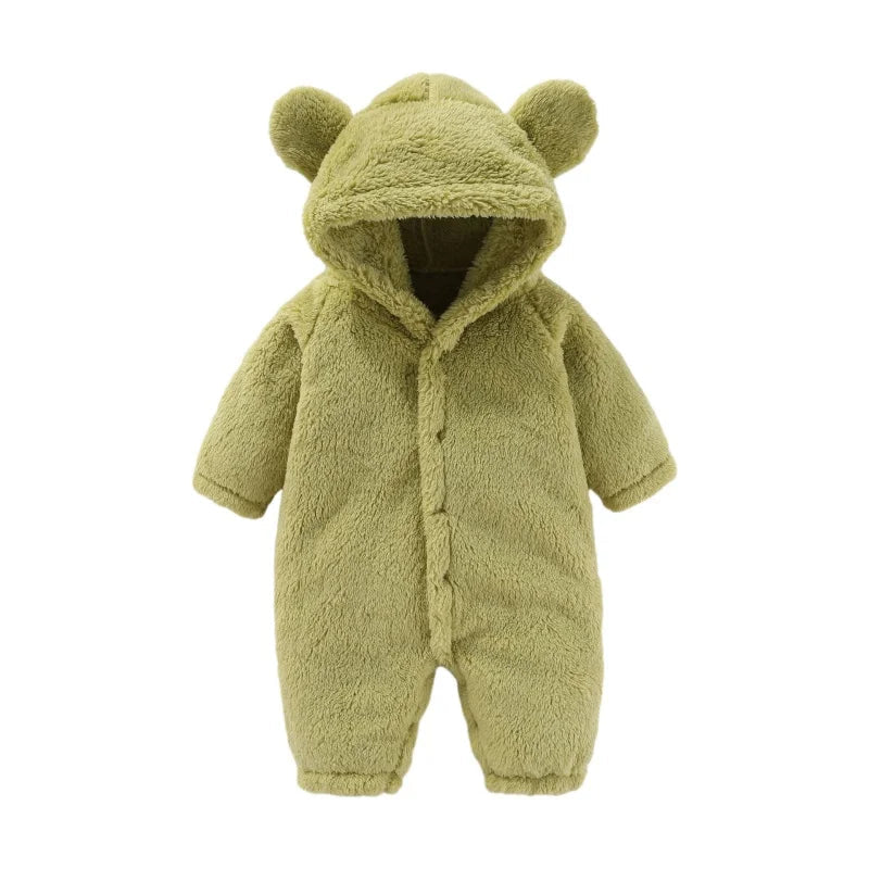 Barns Teddy Jumpsuit med Öron 7