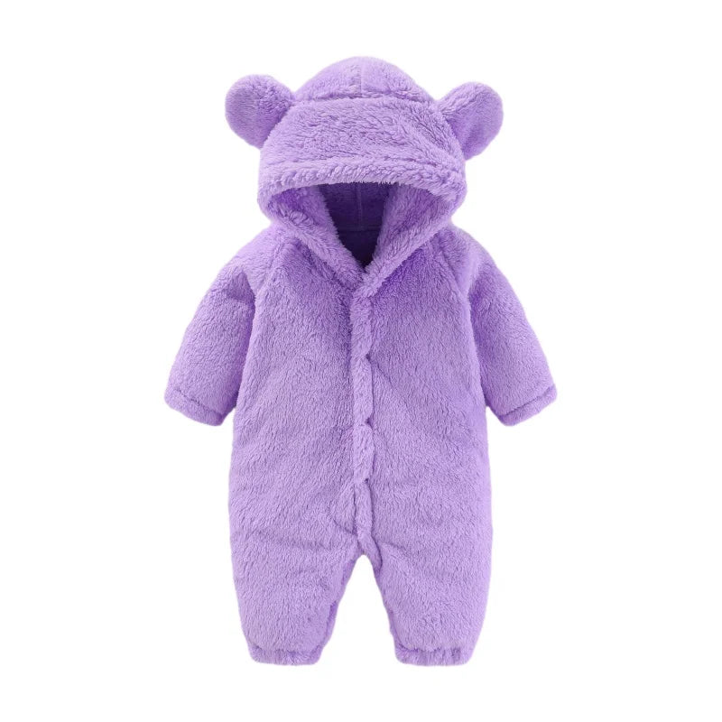 Barns Teddy Jumpsuit med Öron 8