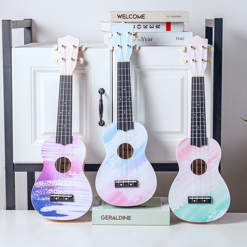 Barns Ukulele Färgglad Design Lekfull Musikupplevelse 1