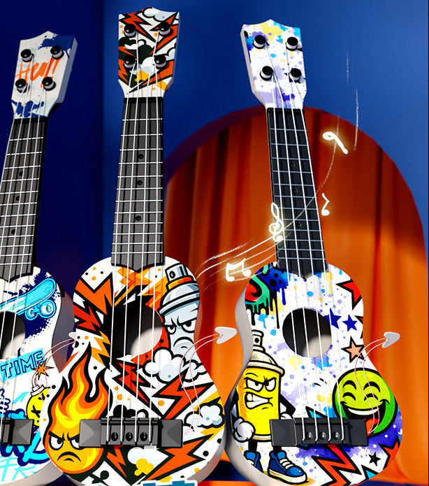 Barns Ukulele Leksak Musikaliskt Instrument 0